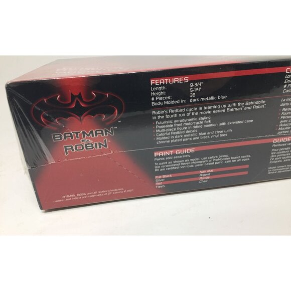 REVELL Batman & Robin- Robins Redbird Model Kit Brand New in Box - Picture 9 of 10